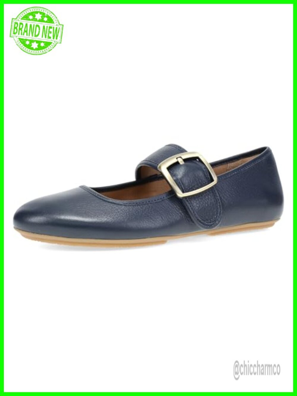 Dansko Women's Matilda Mary Jane Flat Leather